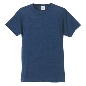 猛暑対策4.4オンスライトウェイトシャンブレー(霜降り)Tシャツ同色3枚セット　ビンテージヘザーネイビー　XS 商品写真