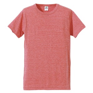 猛暑対策4.4オンスライトウェイトシャンブレー(霜降り)Tシャツ同色3枚セット　ビンテージヘザーレッド XS 商品写真