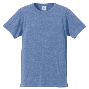 猛暑対策4.4オンスライトウェイトシャンブレー(霜降り)Tシャツ同色3枚セット　ビンテージブルー XL 商品写真