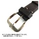 イタリア軍放出レザーベルトスリム　ダークブラウン　中古 - 縮小画像4