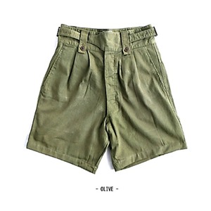 オーストリア軍 1960's グルカ 半パンツ レプリカ 3 Lサイズ相当 オリーブ 綿100％ ミリタリーパンツ ミリタリーウェア ショーツ