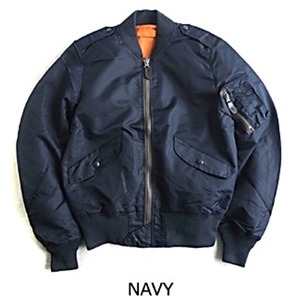 US L-2B フライト ジャケット 7448E モデル レプリカ S ネイビー ミリタリーウェア ミリタリージャケット アウター