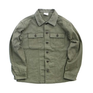 アメリカ軍 ファーティングシャツ 15h メンズ M相当 オリーブ 綿 コットン レプリカ 米軍 US軍 ミリタリーウェア 軍モノ