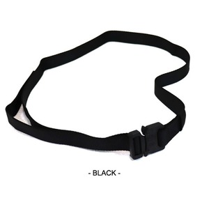 クリップベルト スリム ブラック 無段階 ウェスト調整 ワンタッチ脱着可能 頑丈 ナイロンベルト 作業 仕事 タウンユース