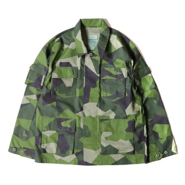 スウェーデン軍BDU（Battle Dress Uniform） M90グリーンカモ ジャケット 復刻 S