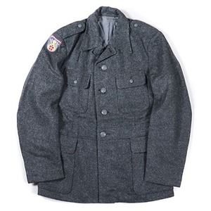 デンマーク軍 放出 ウール ジャケット 110 裏地コットン デッドストック 未使用 ミリタリーウェア ミリタリージャケット 軍モノ