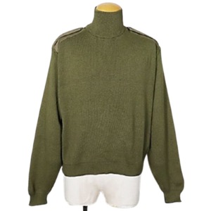 ルーマニア軍 放出 ハイネック コマンド セーター 48サイズ ウール混 未使用 デッドストック ミリタリーウェア 軍モノ