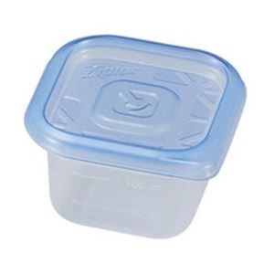 (まとめ)ジップロックコンテナー 角型小(4個入)130mL 【×10セット】