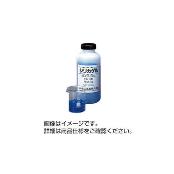 （まとめ）シリカゲル 中粒 500g（ポリ瓶入） 青 【×5セット】