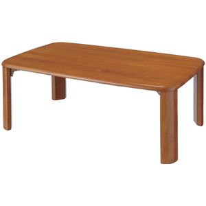 木製収納式折れ脚テーブル 105cm幅 商品写真3