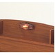 照明付き 宮付き 引き出し付き 国産すのこフロアベッド シングル (フレームのみ) ブラウン 日本製ベッドフレーム - 縮小画像3