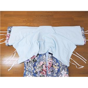 綿フラノかいまき衿カバー 2色組(ピンク/ブルー) 130×45cm 商品写真5