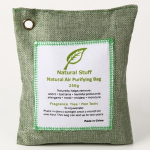 インテリア消臭剤 防臭剤 モウソウ竹炭 Natural Stuff 250g 〔ペット臭 たばこ臭〕 商品写真3