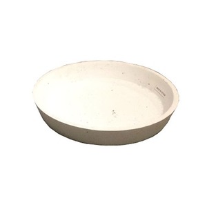 軽量コンクリート製植木鉢 フォリオ ソーサー ホワイト 19.5cm 【3個入り】 商品写真