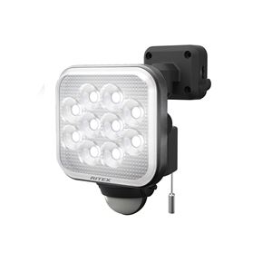 ムサシ 12W×1灯 フリーアーム式 LED センサーライト LED-AC1012