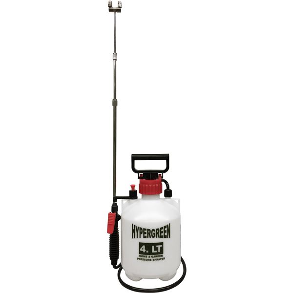 蓄圧式 噴霧器/散布機 ハイパー 【4L】 3段伸縮2頭口 〔ガーデニング用品 園芸用品 家庭菜園 農作業 農業〕