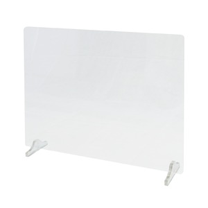 SunRuck アクリルパーテーション 窓無し Sサイズ SR-AP075-S W600×H520mm 飛沫防止 スタンド式 パーテーション 透明