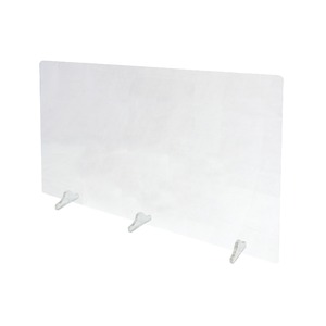 SunRuck アクリルパーテーション 窓無し Mサイズ SR-AP075-M W900×H520mm 飛沫防止 スタンド式 パーテーション 透明