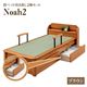 【本体別売】Noah２ 畳ベッド用引出し2個セット 色：ブラウン 【日本製】 - 縮小画像1