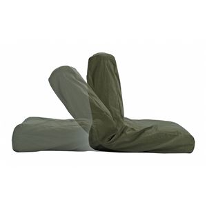 帆布ソファ(リクライニングチェア/フロアチェア) 低反発 座面高17cm 『HANPU』 洗えるカバー アイボリー 商品写真4