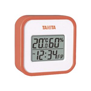 デジタル温湿度計 オレンジ TT-558-OR 商品写真