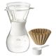 Kalita（カリタ） ドリッパーサーバー 本体（2-4人用）、計量スプーン、ウェーブフィルター185（25枚）、バンド ／ウェーブスタイル 35159 - 縮小画像1