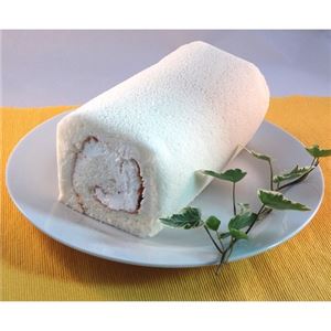 白いロールケーキ 1本 商品写真