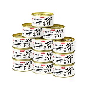 銀鮭中骨水煮缶 12缶 商品写真2