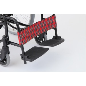 自走/介助折りたたみ車椅子 アミー22/ルビーレッド(赤) アルミ製 持ち手付き 【MIWA】 ミワ MW-22AII 商品写真4
