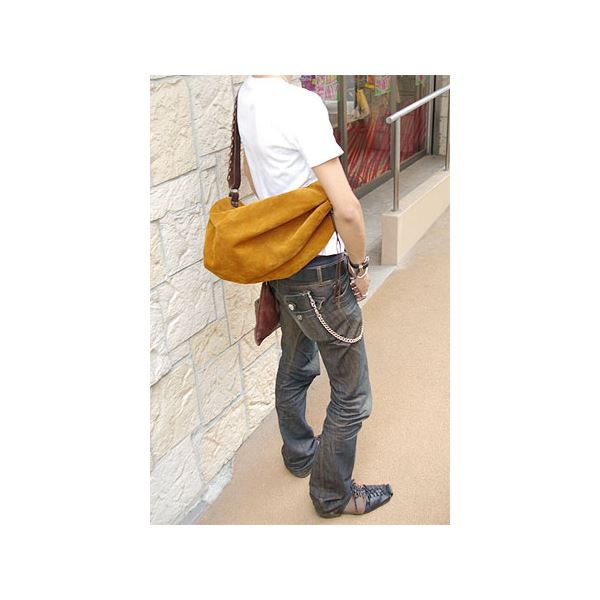 ★dean（ディーン） drow-string rucksack ショルダーバッグ Tabacco（茶）