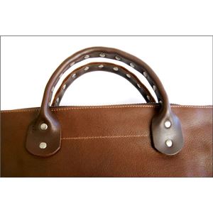 ★dean(ディーン) Studded Handle Railway Bag トートバッグ 茶 商品写真4