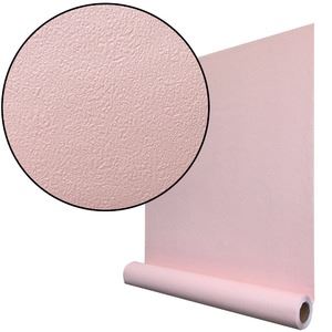 【WAGIC】（10m巻）リメイクシート シール式壁紙 プレミアムウォールデコシートC-WA205 北欧カラー無地(石目調) ピンク