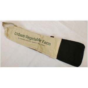 ツールバッグ 【ショルダータイプ】 可変伸縮式 帆布製 日本製 ホワイト(白) Urban Vegetable Farm 〔園芸 ガーデニング用品〕 - 拡大画像