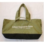 ツールバッグ 【トートタイプ】 綿100％ 帆布製 日本製 グリーン(緑) Urban Vegetable Farm 〔園芸 ガーデニング用品〕