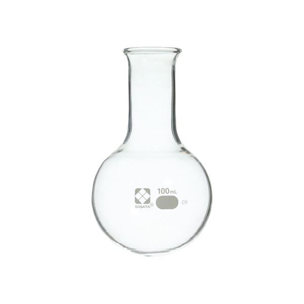 丸底フラスコ 100mL 10入 【010500-100A】