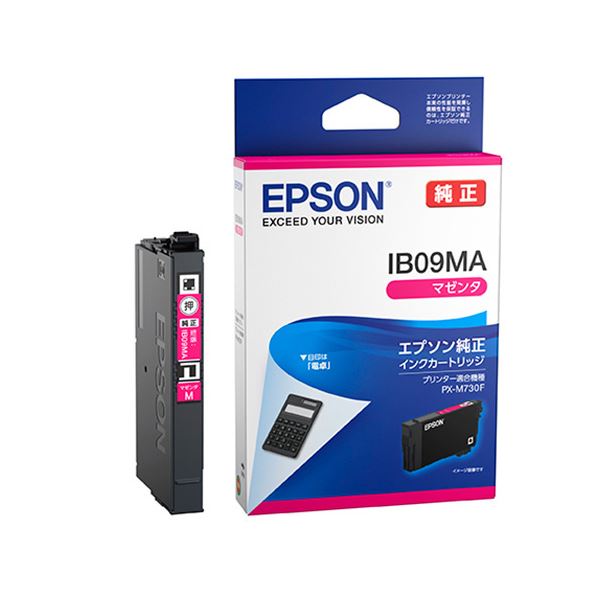 (まとめ) エプソン(EPSON) 【純正】 インクカートリッジ マゼンタ IB09MA 【×10セット】