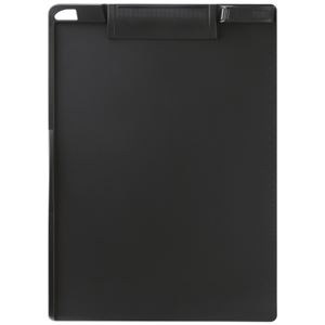 (まとめ) ソニック マグネット付抗菌クリップボード ブラック CB-4876-D 【×10セット】