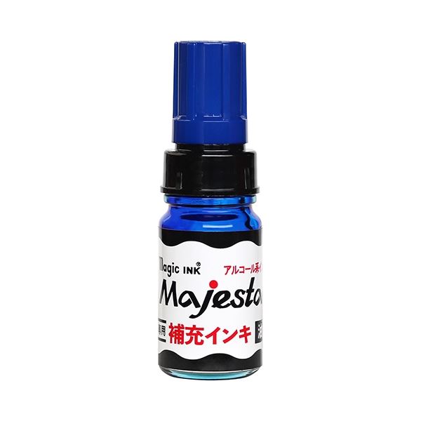 (まとめ) 寺西化学工業 マジェスター補充液 10mL 青 MHJA-10ML-T3 【×10セット】