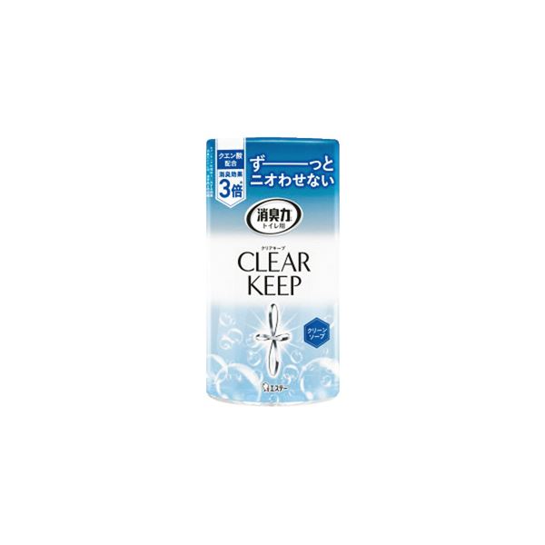 (まとめ) エステー トイレの消臭力 CLEAR KEEP クリーンソープ 【×10セット】