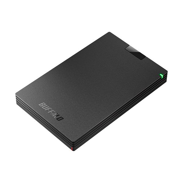 (まとめ）バッファロー MiniStationUSB3.1(Gen.1)対応 ポータブルHDD 1TB ブラック HD-PCG1.0U3-BBA 1台【×3セット】