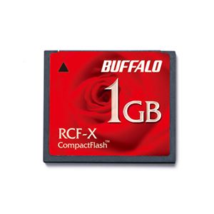 (まとめ）バッファロー コンパクトフラッシュ 1GB RCF-X1GY 1枚【×3セット】