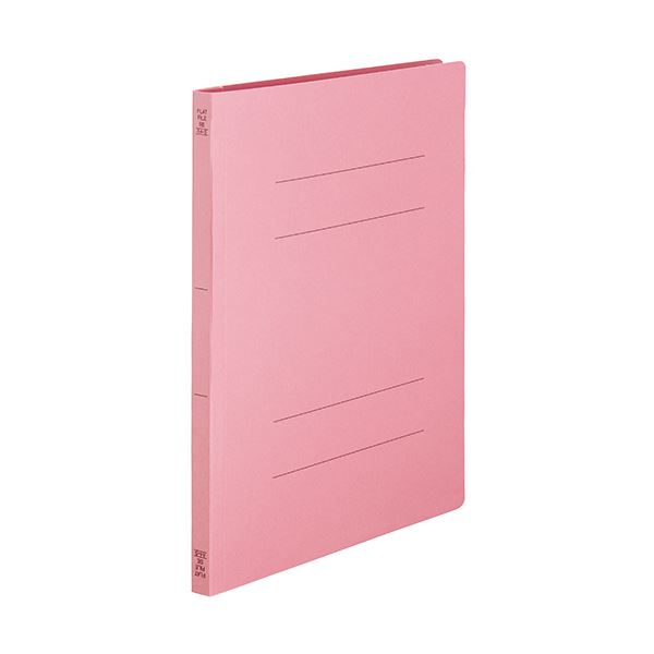 (まとめ）TANOSEEフラットファイルSE(スーパーエコノミー) A4タテ 150枚収容 背幅18mm ピンク1セット(200冊:10冊×20パック)【×3セット】