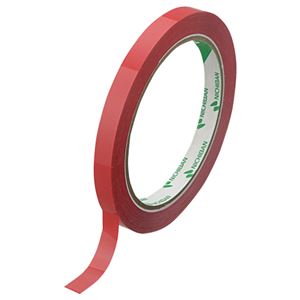 (まとめ）ニチバン バッグシーリングテープNo.540 9mm×50m 赤 540R 1セット（20巻）【×3セット】