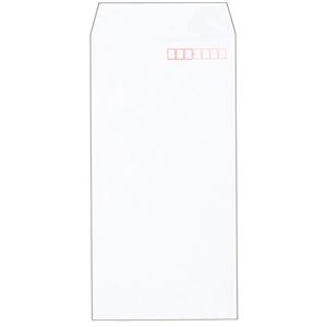 (まとめ) ピース R40再生ケント封筒 長3 80g／m2 〒枠あり ホワイト 業務用パック 483-80 1箱（1000枚）  【×5セット】