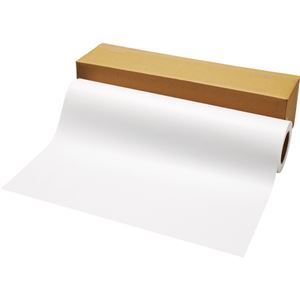 (まとめ) TANOSEE PPC・LEDプロッタ用普通紙ロール A1（594mm×100m） 3インチ紙管テープ止め 1本  【×5セット】