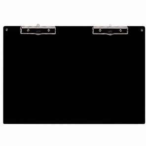 (まとめ) ライオン事務器 アート用箋挾 B3ヨコ 黒 No.61 1枚  【×5セット】