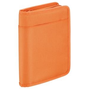 (まとめ) キングジム スキットマン 通帳＆カード収納ケース A5 オレンジ 2360 1個  【×5セット】