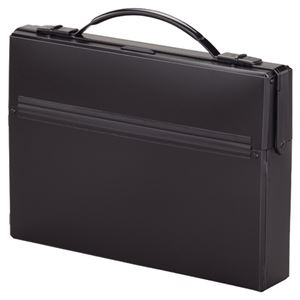 (まとめ) リヒトラブ ダレスバッグ A4 収納幅55mm 黒 A-660-24 1個  【×5セット】