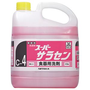 (まとめ) ニイタカ スーパーサラセン 4K（C-4） 業務用 4kg 1本  【×5セット】