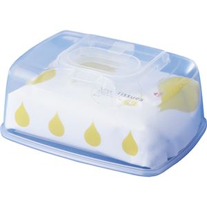 (まとめ) TANOSEE ノンアルコール除菌ウェットティッシュ ワンプッシュケース付 1ケース（800枚：80枚×10パック）  【×5セット】